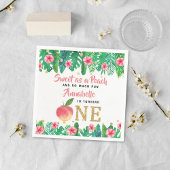 スウィートピーチガールズ1st誕生日 スタンダードカクテルナプキン