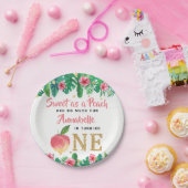 スウィートピーチガールズ1st誕生日 ペーパープレート (パーティー)