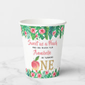 スウィートピーチガールズ1st誕生日 紙コップ (裏面)