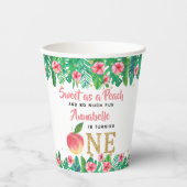 スウィートピーチガールズ1st誕生日 紙コップ (正面)
