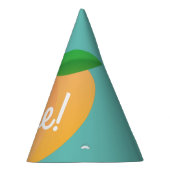 スウィートピーチキュートフルーツ1st誕生日パーティーテーマ パーティーハット (右)