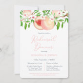 スウィートピーチサザンズ結婚リハーサルディナー 招待状 (正面)