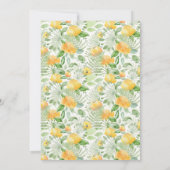 スウィートピーチバラフローラ80th 招待状 (裏面)