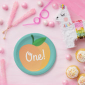 スウィートピーチバースデーパーティー ペーパープレート (パーティー)