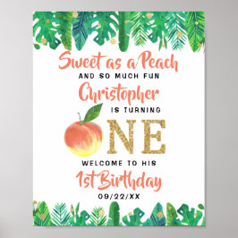 スウィートピーチボーイズ1stバースデーウェルカム ポスター