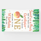 スウィートピーチボーイズ1stバースデーウェルカム 横断幕 (横)