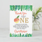 スウィートピーチボーイズ1st誕生日 サンキューカード (スタンド正面)