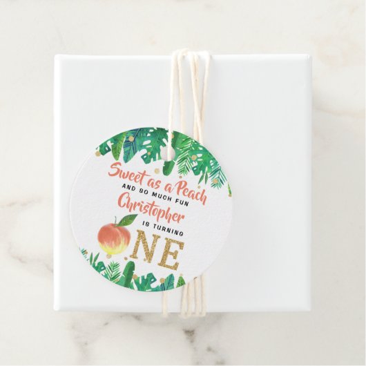 スウィートピーチボーイズ1st誕生日 フェイバータグ