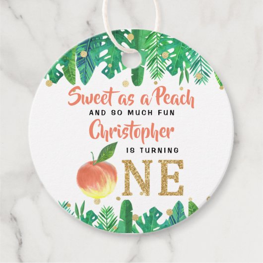 スウィートピーチボーイズ1st誕生日 フェイバータグ (正面)