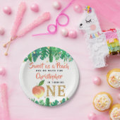 スウィートピーチボーイズ1st誕生日 ペーパープレート (パーティー)