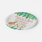 スウィートピーチボーイズ1st誕生日 ペーパープレート (アングル)