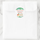 スウィートピーチボーイズ1st誕生日 ラウンドシール (バッグ)