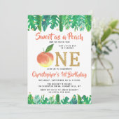 スウィートピーチボーイズ1st誕生日 招待状 (スタンド正面)