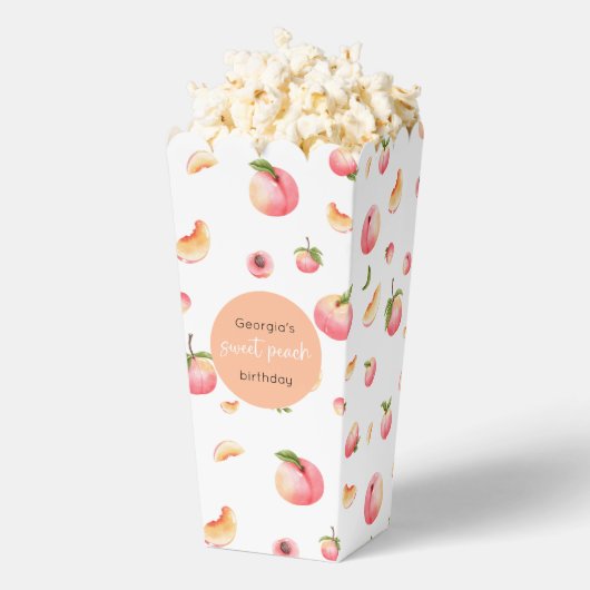 スウィートピーチ誕生日 フェイバーボックス (はじけた状態)