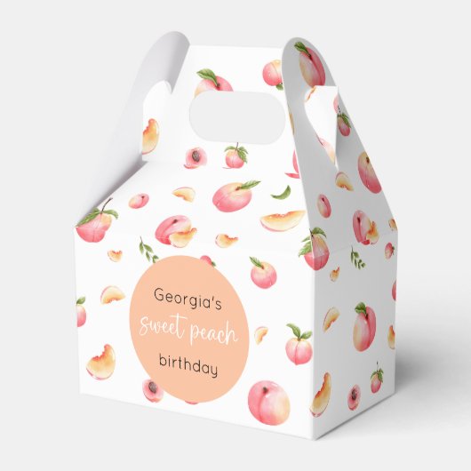 スウィートピーチ誕生日 フェイバーボックス (正面サイド)