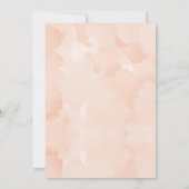 スウィートピーチ誕生日 招待状 (裏面)