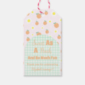 スウィートピーチ1st誕生日 ギフトタグ (正面)