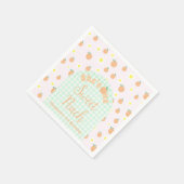 スウィートピーチ1st誕生日 スタンダードカクテルナプキン (角)