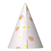 スウィートピーチ1st誕生日 パーティーハット (裏面)