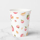 スウィートピーチ1st誕生日 紙コップ (裏面)