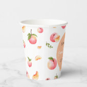 スウィートピーチ1st誕生日 紙コップ (右)