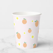 スウィートピーチ1st誕生日 紙コップ (裏面)