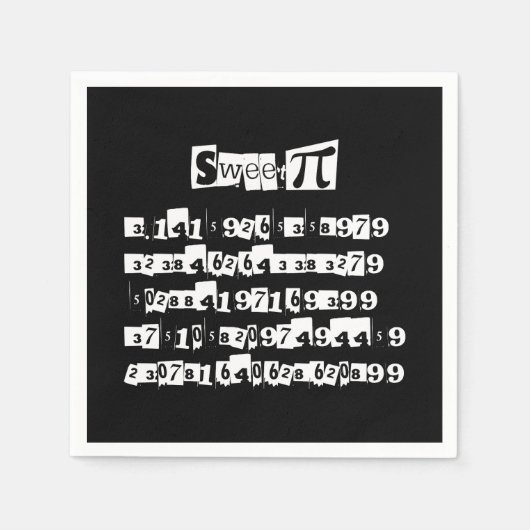 スウィートピ スタンダードカクテルナプキン (正面)