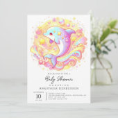 スウィートファンタジードルフィンベビーシャワー 招待状 (スタンド正面)