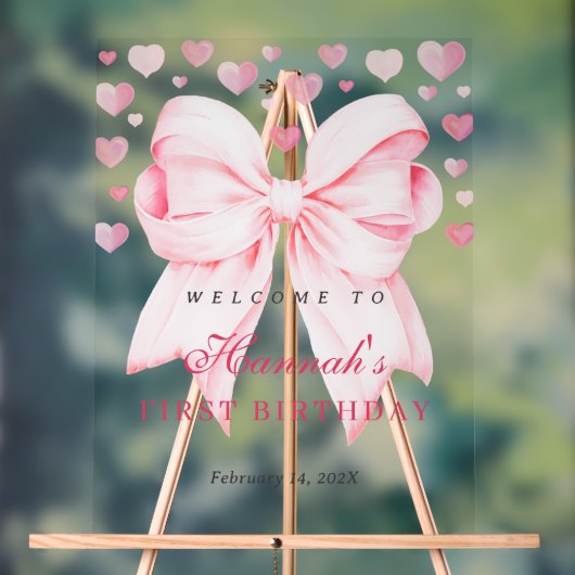 スウィートファースト誕生日ウェルカムアクリルサイン アクリルサイン (ニュートラル)