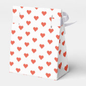 スウィートファースト誕生日パーティー赤いハートテント フェイバーボックス (裏面サイド)