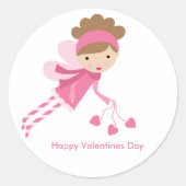 スウィートフェアリーのバレンタインデー ラウンドシール (正面)
