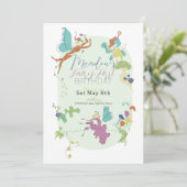 スウィートフェアリーファースト誕生日招待状 招待状 (スタンド正面)