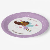 スウィートフェアリープリンセスガールズ誕生日 ペーパープレート (アングル)