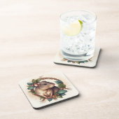 スウィートフェスティバルペットラットホリデークリスマス飲料 コースター (右側)