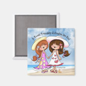 スウィートフレンドシップアートマガントバイディナガーナー マグネット (正面/裏面)