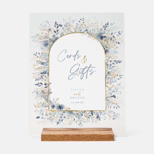 スウィートフローラウェディングカード&ギフトID1045 アクリルサイン (正面)