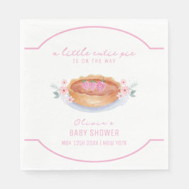 スウィートフローラパイラズベリーベビーシャワー スタンダードランチョンナプキン