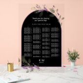 スウィートフローラ結婚アーチ座席表ラックID998 アクリルサイン (ウェディング)