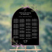 スウィートフローラ結婚アーチ座席表ラックID998 アクリルサイン (ニュートラル)