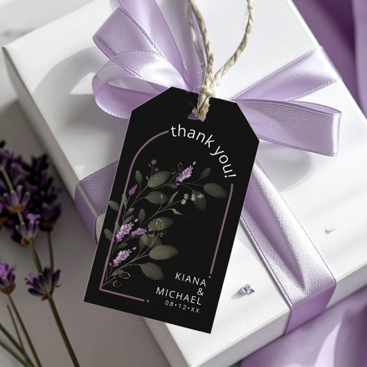 スウィートフローラ結婚Archの薄紫ID998 ギフトタグ