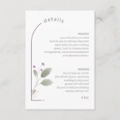 スウィートフローラ結婚Archの詳細薄紫ID998 エンクロージャーカード (正面)