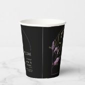 スウィートフローラ結婚Arch's Welcome薄紫ID998 紙コップ (右)