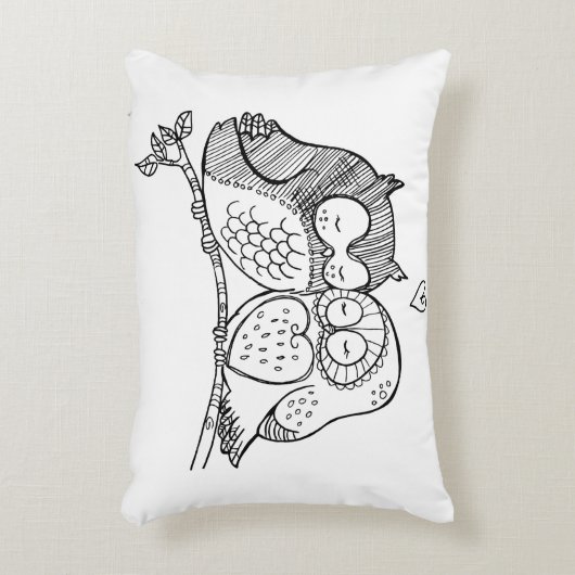 スウィートフールズインラブイラストレーション アクセントクッション (正面(垂直))