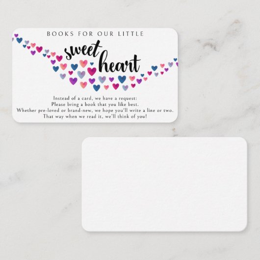 スウィートブックベビー エンクロージャーカード (正面/裏面)