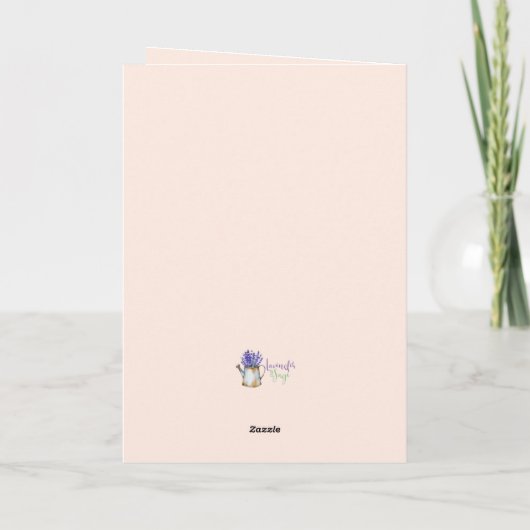 スウィートブライダルウェディングシャワーシャンパントーストカード カード (裏面)