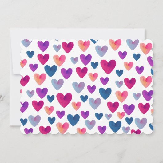 スウィートブライダルシャワーの招待 招待状 (裏面)