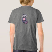 スウィートブラックベビーラクーン トライブレンドTシャツ (裏面)