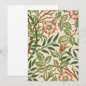 スウィートブリアー ウィリアム・モリス 招待状 (正面/裏面)