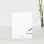 スウィートブルーシックベビーサンキューカード サンキューカード (裏面)