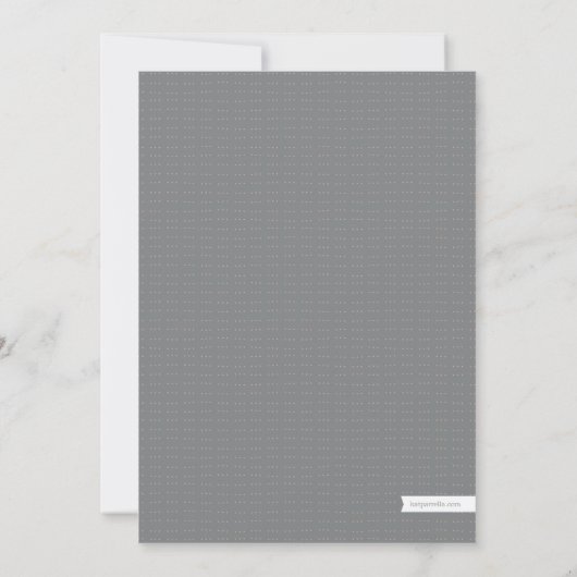 スウィートブーケガーデンパーティーブライダルシャワー 招待状 (裏面)